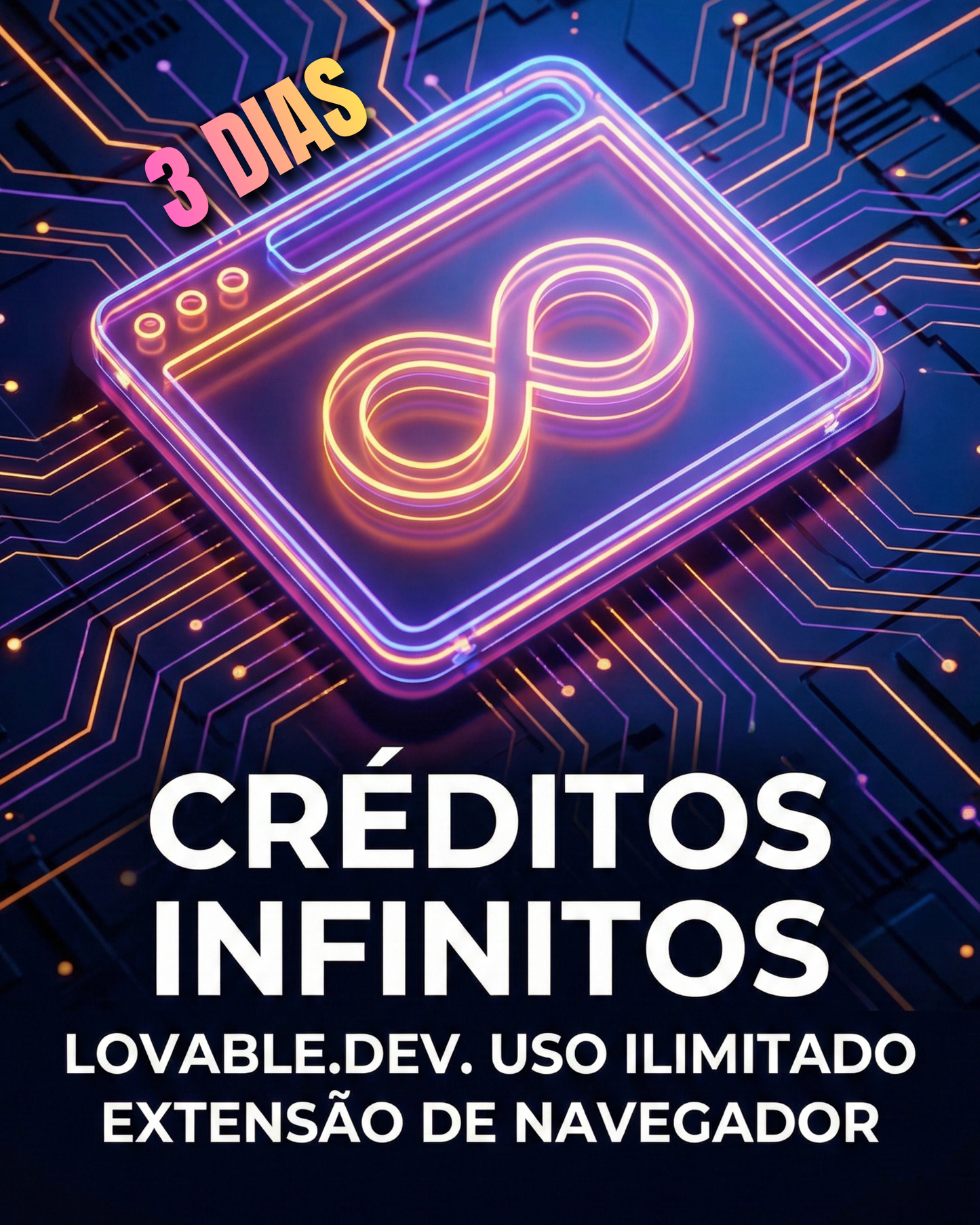 Extensão Créditos Lovable Infinitos Por 3 Dia (120Hrs)