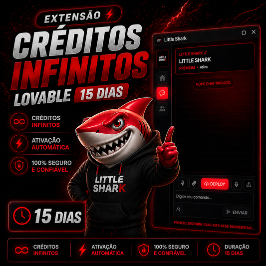 Extensão Créditos Lovable Infinitos Por 15 Dias